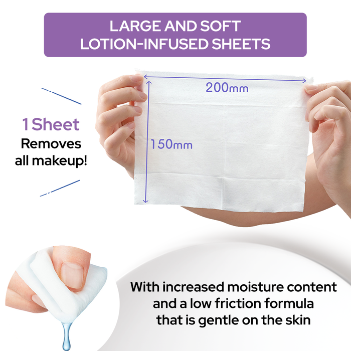 Mandom Bifesta Miceller Cleansing Sheet Enrich 46 pcs