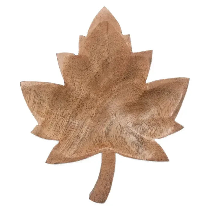 Mango Wood Leaf Dish