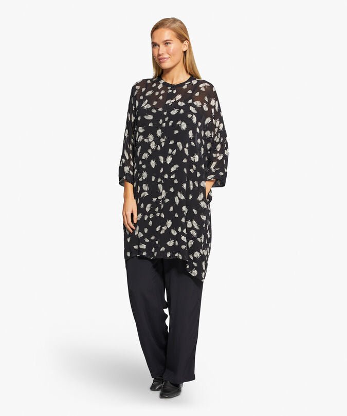 Masai Black Losetta Shirt Dress Lifestyle 2 | Dotique