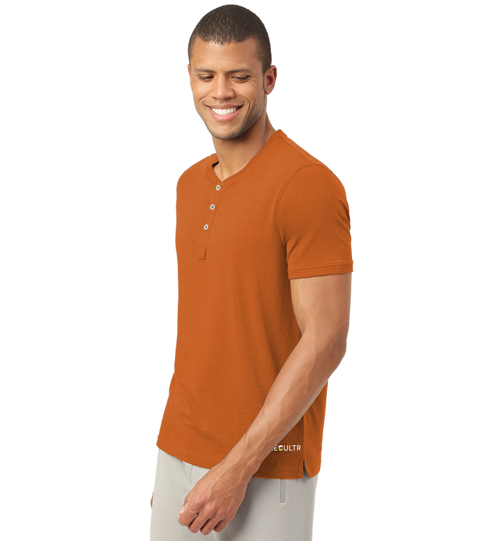 Medallion Gold Henley 2.0 - Half Sleeves (Pack Of 1)