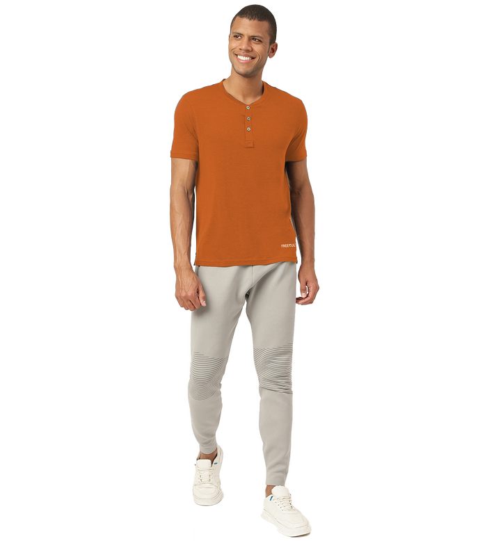 Medallion Gold Henley 2.0 - Half Sleeves (Pack Of 1)