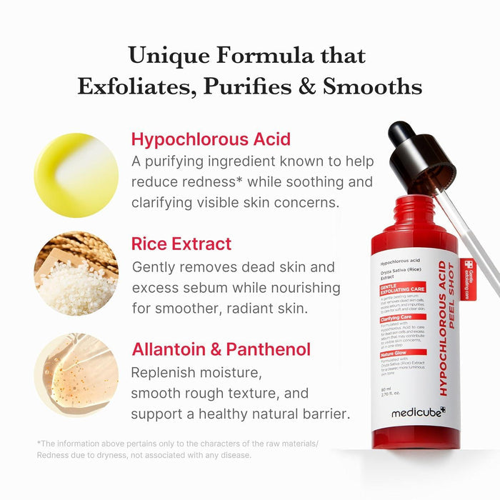 Medicube Hypochlorous Acid Rice Peel Shot 80 mL