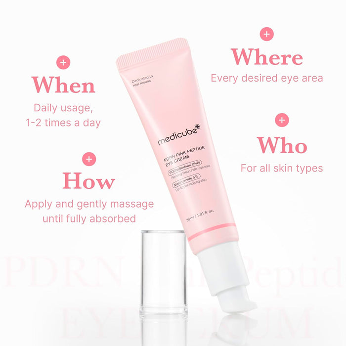 Medicube PDRN Pink Peptide Eye Cream 1.01oz/ 30ml