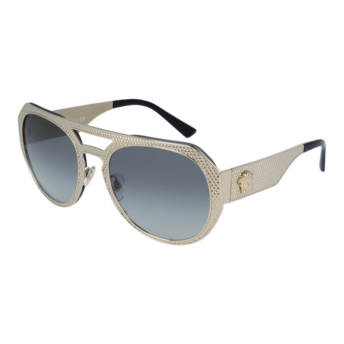 Versace Medusa Aviator Sunglasses Black/Gold (VE2175-125211)