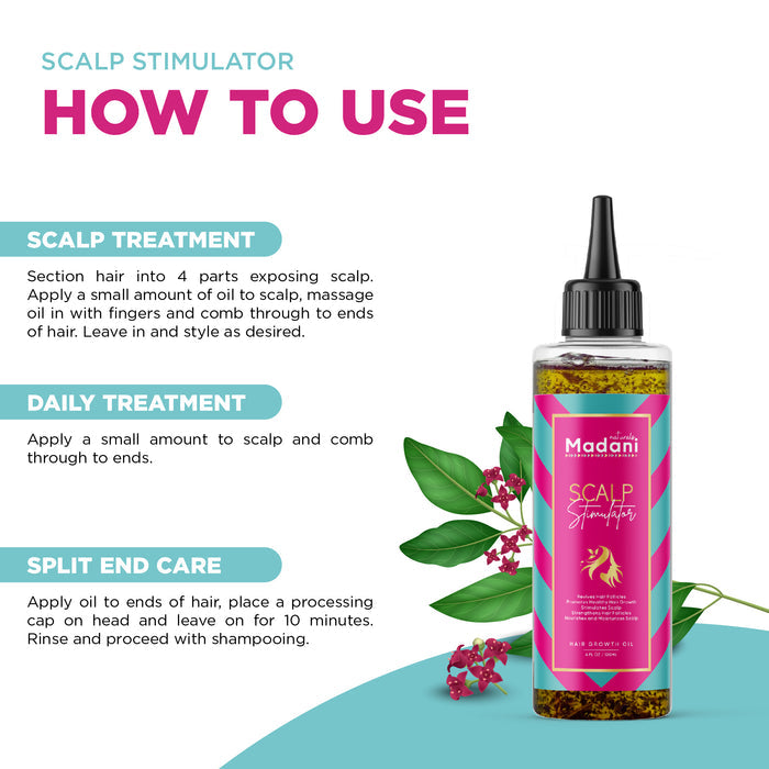 Mega Scalp Stimulator Hair Oil 4oz
