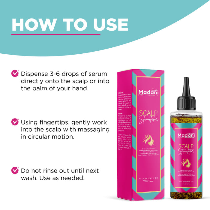 Mega Scalp Stimulator Hair Oil 4oz