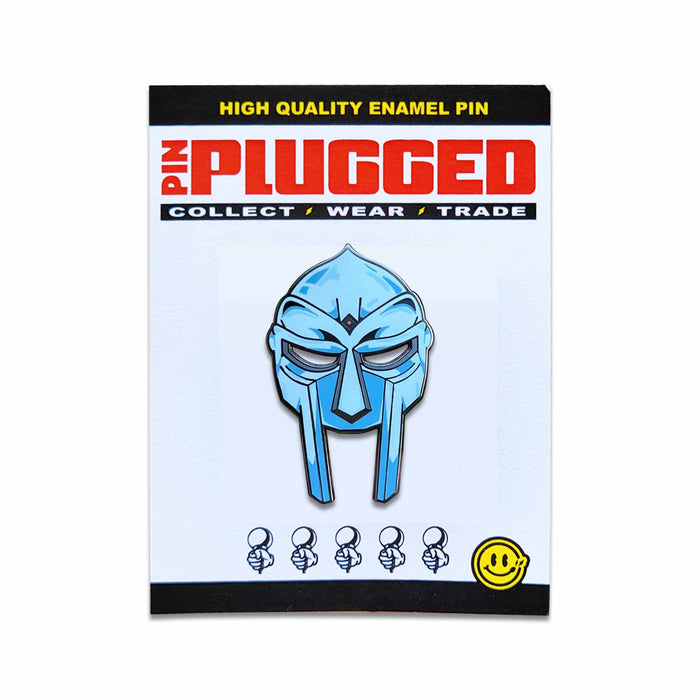 PInPlugged  Mf Doom Carded Metal gladiator mask pin.
