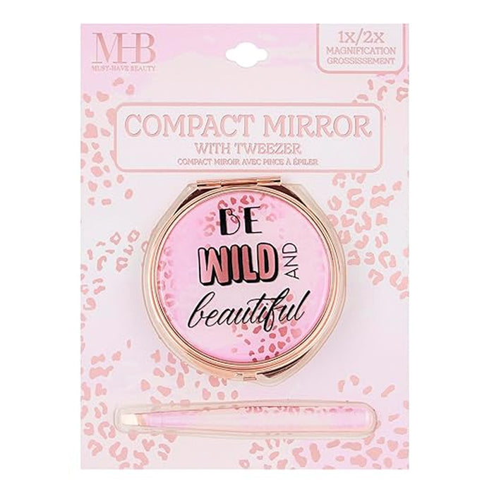 MHB Compact Mirror & Tweezer Set