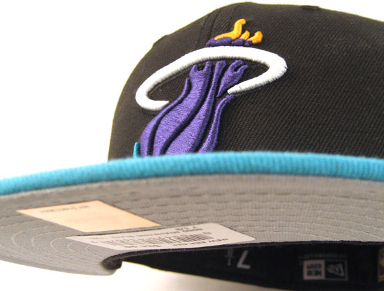 Miami Heat New Era 59Fifty Fitted Hat (NIKE LEBRON 11 GRAY UNDER BRIM)