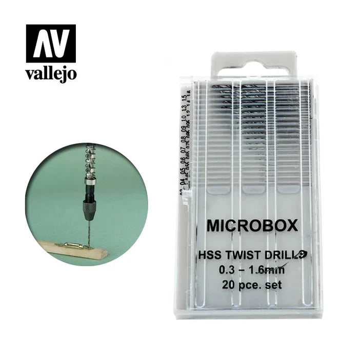 Micro Drill Set (20) 0.3-1.6mm