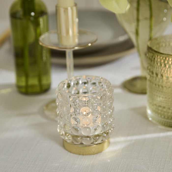 Millay Glass Tea Light Candle Holder