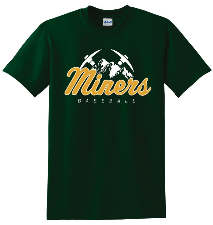 Miners Basic Mountain Tee- Matte or Glitter