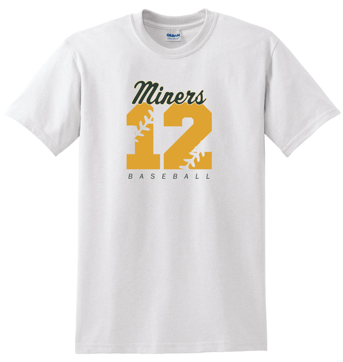 Miners Basic Number Tee- Matte or Glitter