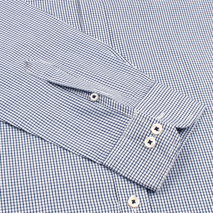 Mini Blue Check Shirt