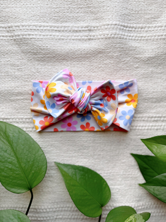 Mini Tieband - Darling Daisies