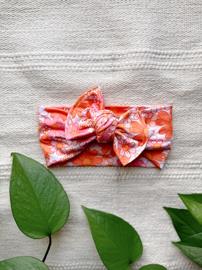Mini Tieband - Warm Floral