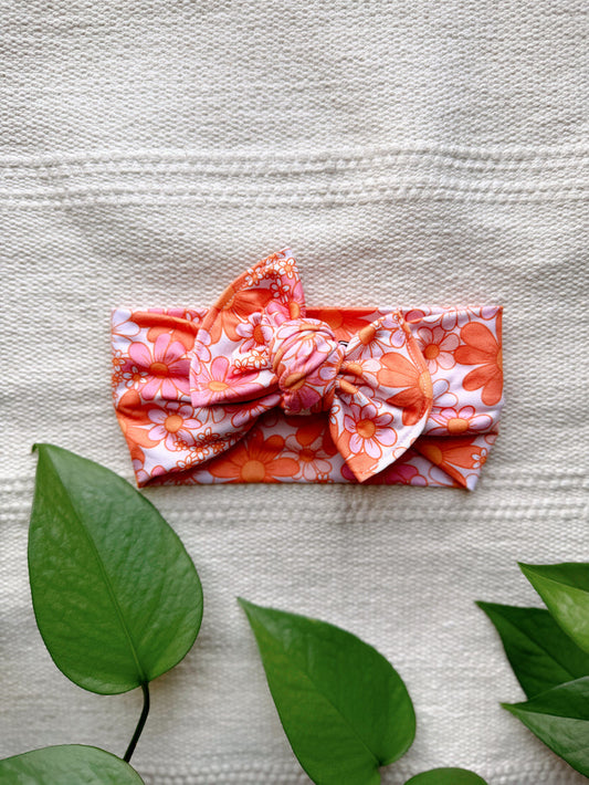 Mini Tieband - Warm Floral