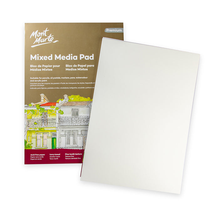 Mixed Media Pad Premium 300gsm A3 15 Sheets