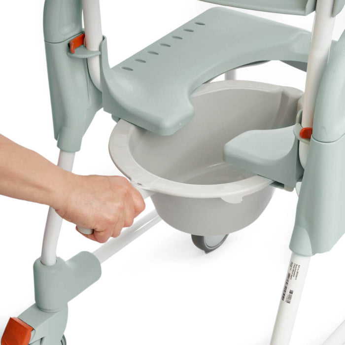 Mobile Pan with Lid and a pair of Bracket | Etac Clean