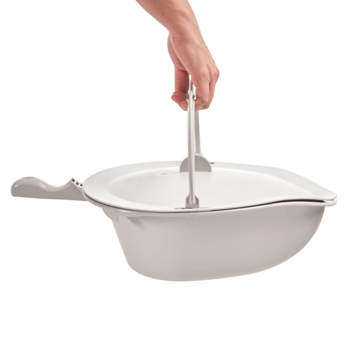 Mobile Pan with Lid and a pair of Bracket | Etac Clean
