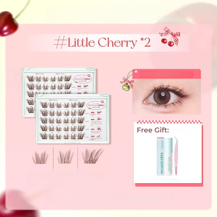 #Little Cherry *2 (With Tweezers & Glue)