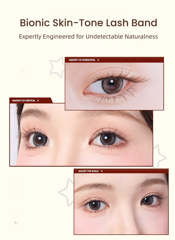 MR.WISH Wish Star Collection Natural Glue-free Lower False Eyelashes T5652