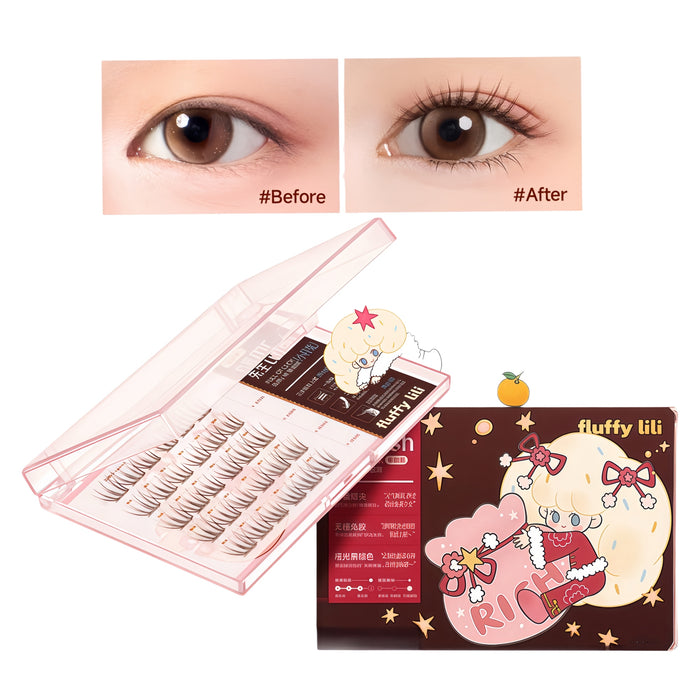MR.WISH X Fluffy Lili Natural Glue-free False Eyelashes T5653