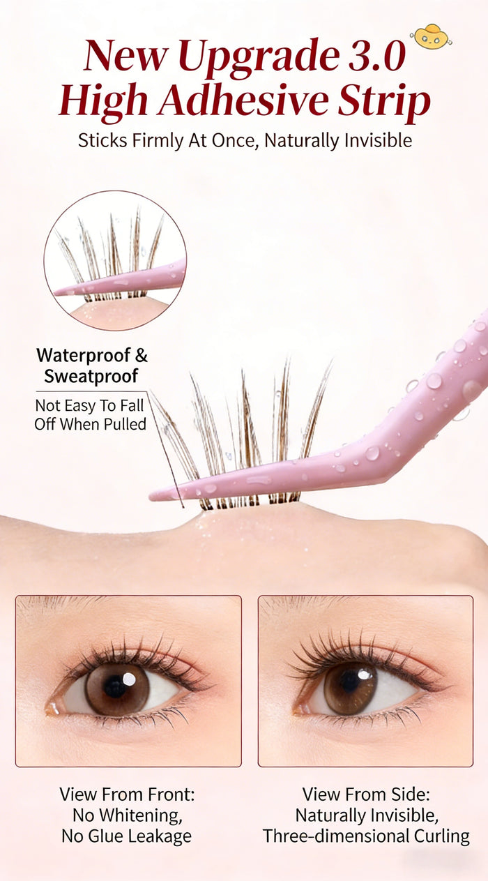 MR.WISH X Fluffy Lili Natural Glue-free False Eyelashes T5653