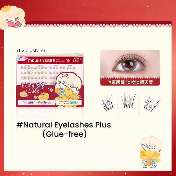 #Natural Eyelashes Plus (Glue-free)