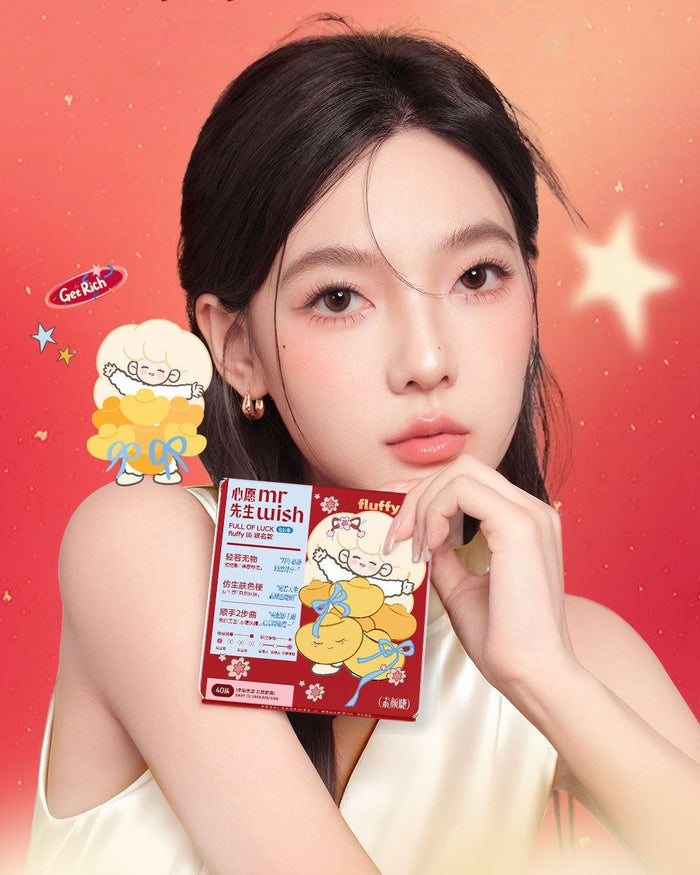 MR.WISH X Fluffy Lili Short Natural Glue-free False Eyelashes T5651