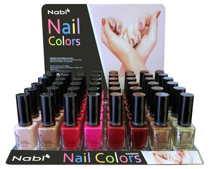 N48R-E - 8 PCS Nabi 5 Nail Polish Set E