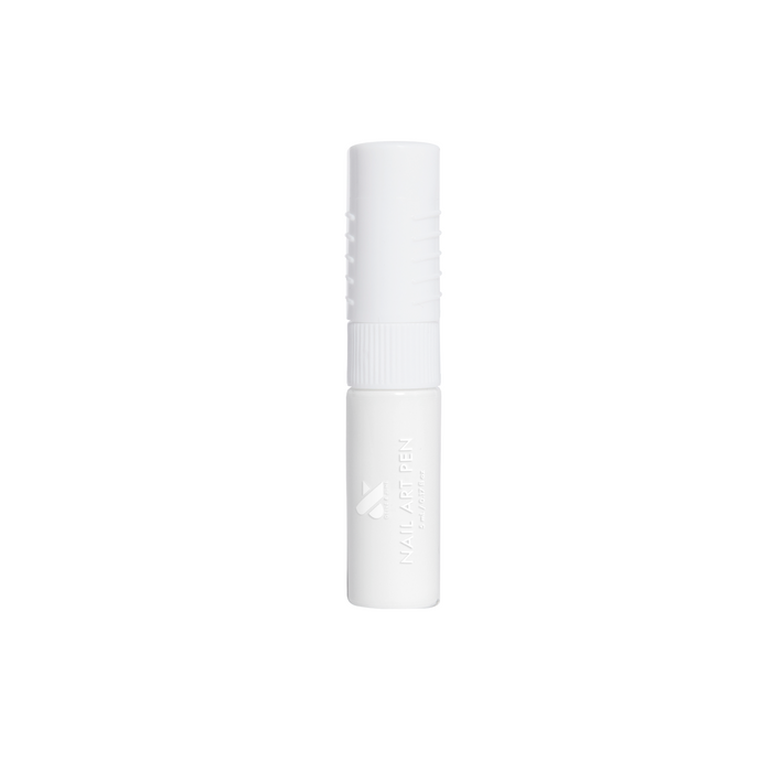 Nail Art Pen - HD in crisp white with double-sided tip for creating precise, long-lasting at home manicure designs by Olive and June