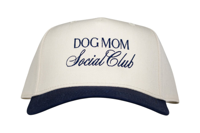 Navy Dog Mom Social Club Hat - Crew LaLa