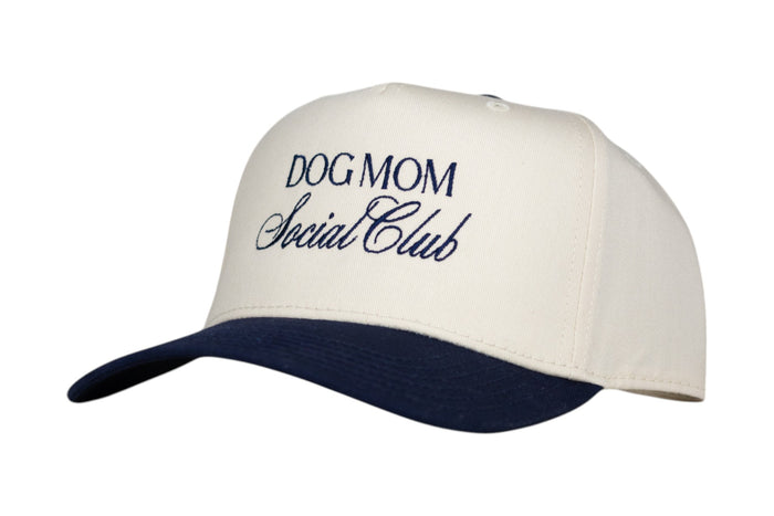 Navy Dog Mom Social Club Hat - Crew LaLa