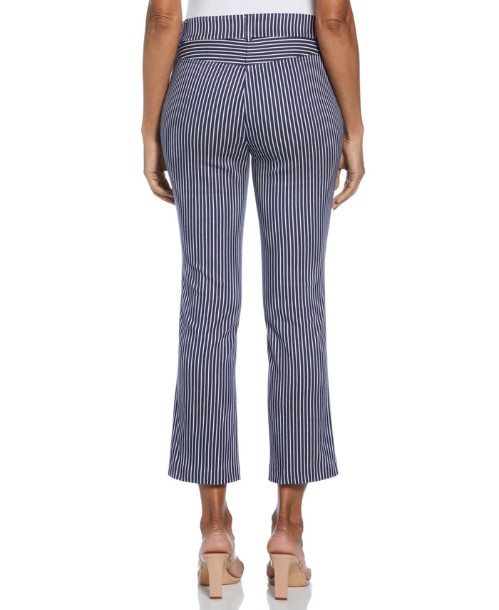Navy Stripe Back Yoke Pants (Peacoat)
