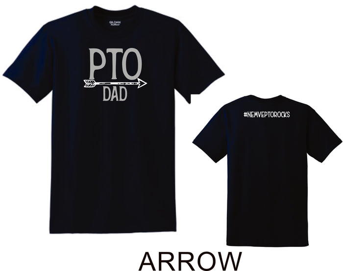 NE MVE PTO Basic ARROW Tee- Matte or Glitter
