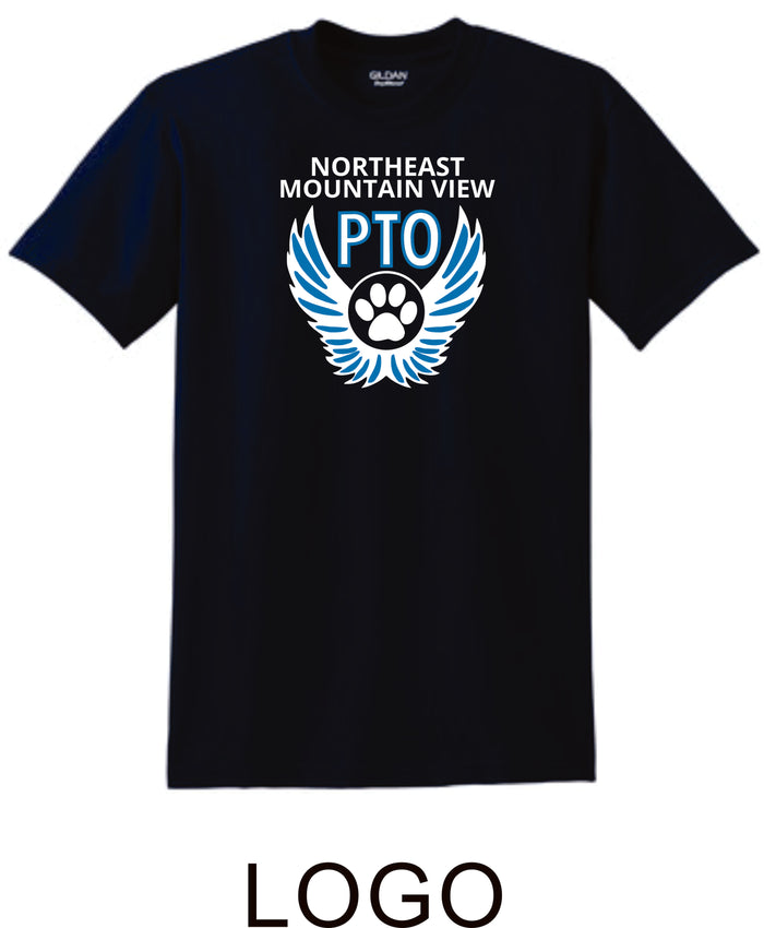 NE MVE PTO Basic LOGO Tee- Matte or Glitter