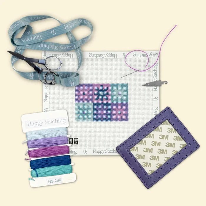 Needlepoint Kit Mod Bloom Card Keeper