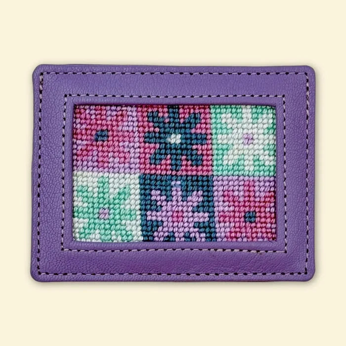 Needlepoint Kit Mod Bloom Card Keeper