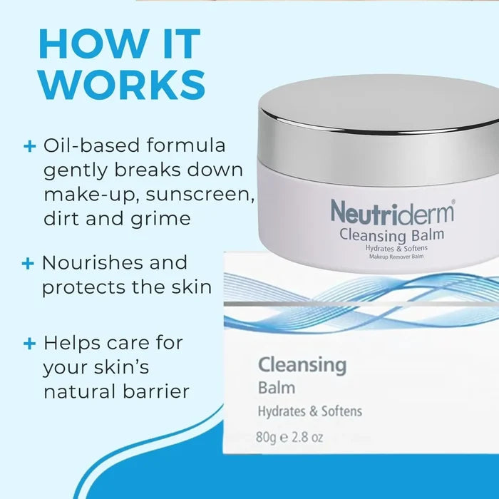 Neutriderm Cleansing Balm - How to work