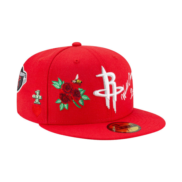New Era Houston Rockets Icon 2.0 59FIFTY Fitted Hat Red (Size 8)
