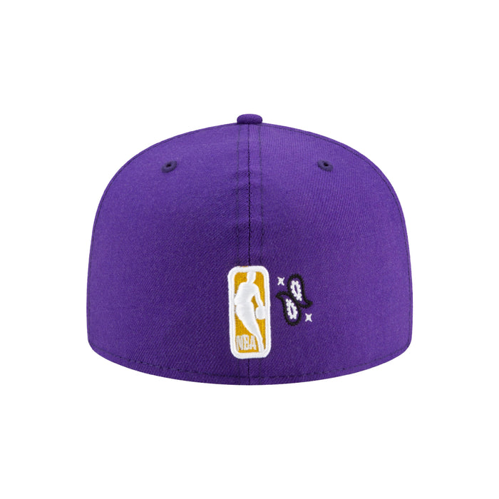 New Era Los Angeles Lakers Paisley 59FIFTY Fitted Hat Purple