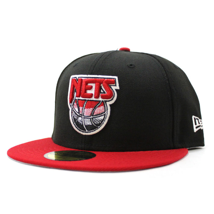 New Jersey Nets New Era 59FIFTY Fitted Hats (AIR JORDAN 11 LOW BREDS GRAY UNDER BRIM)