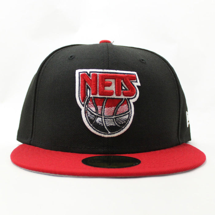 New Jersey Nets New Era 59FIFTY Fitted Hats (AIR JORDAN 11 LOW BREDS GRAY UNDER BRIM)