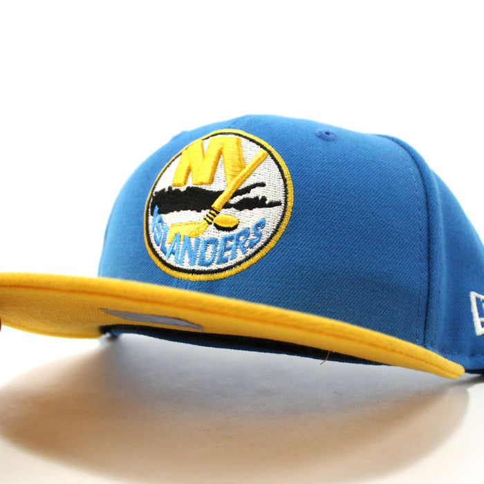 New York Islanders New Era 5950 Fitted Hats (CARDINAL BLUE YELLOW)
