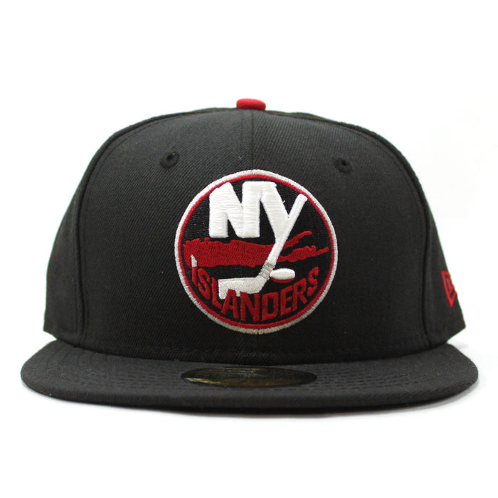 New York Islanders New Era 59FIFTY Fitted Hat (Black Red)