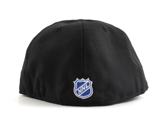 New York Islanders New Era 59FIFTY Fitted Hat (METS COLOR WAY BLACK ORANGE BLUE AZURE GRAY UNDER BRIM)