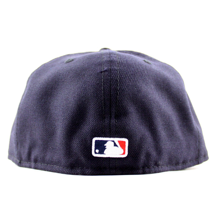 New York Yankees 1999-2006 New Era 59Fifty Fitted Hat (Wool Navy Gray Under Brim White Sweatband)