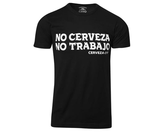 No Trabajo Tee Black