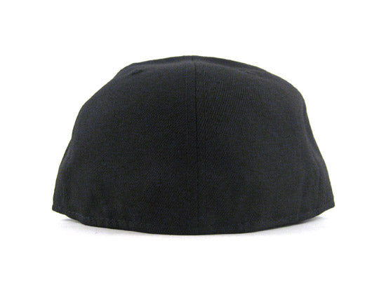 NY Script 59FIFTY New Era Fitted Hat (BLACK WHITE GRAY UNDER BRIM)